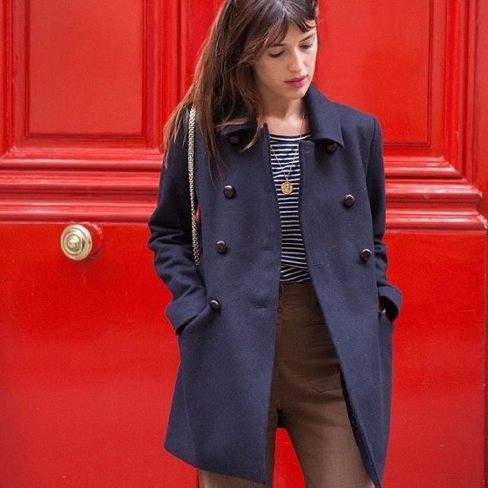 Rouje Lou Sailor Coat, Sz 36